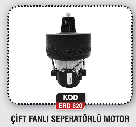 ÇİFT FANLI SEPERATÖRLÜ MOTOR ERD 620